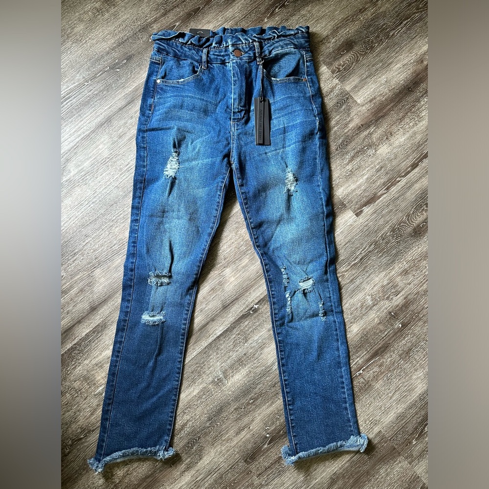 Black Label Paperbag Skinny Jean